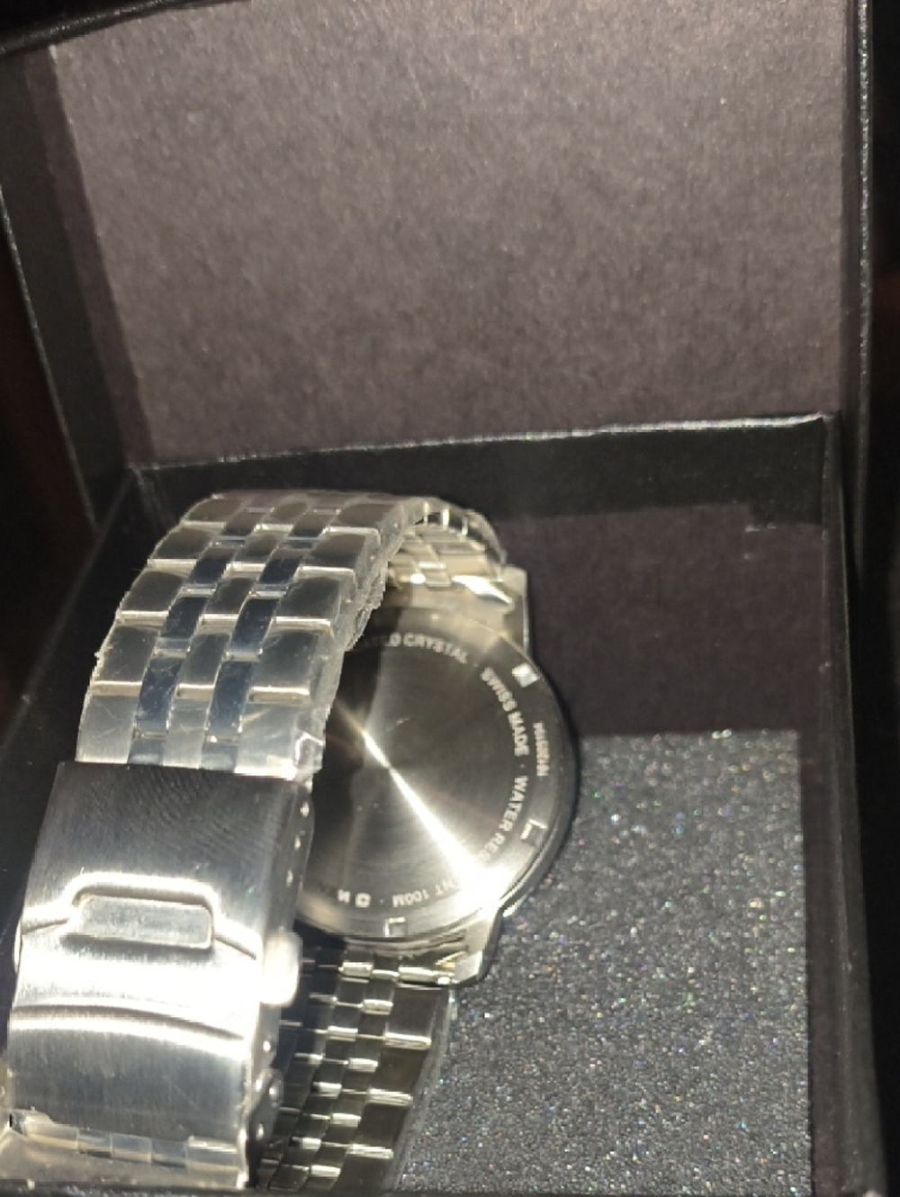 Wenger Silver Watch with Gold Accents - Picture 2 of 3
